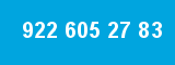 922 605 27 83